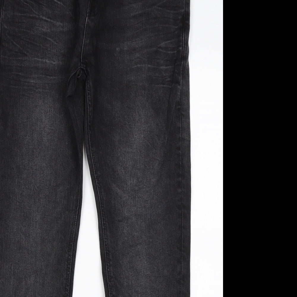 NEXT Mens Black  Cotton Skinny Jeans Size 34 L33 in Regular