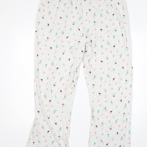 George Womens Multicoloured Floral Cotton  Pyjama Pants Size 20