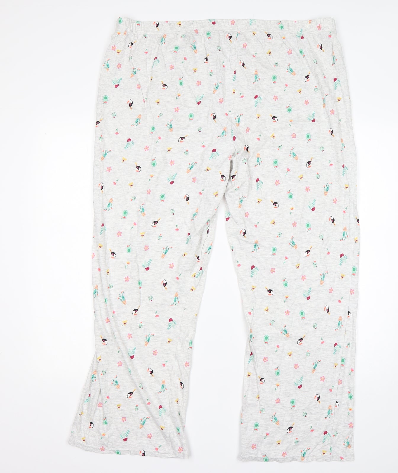 George Womens Multicoloured Floral Cotton  Pyjama Pants Size 20