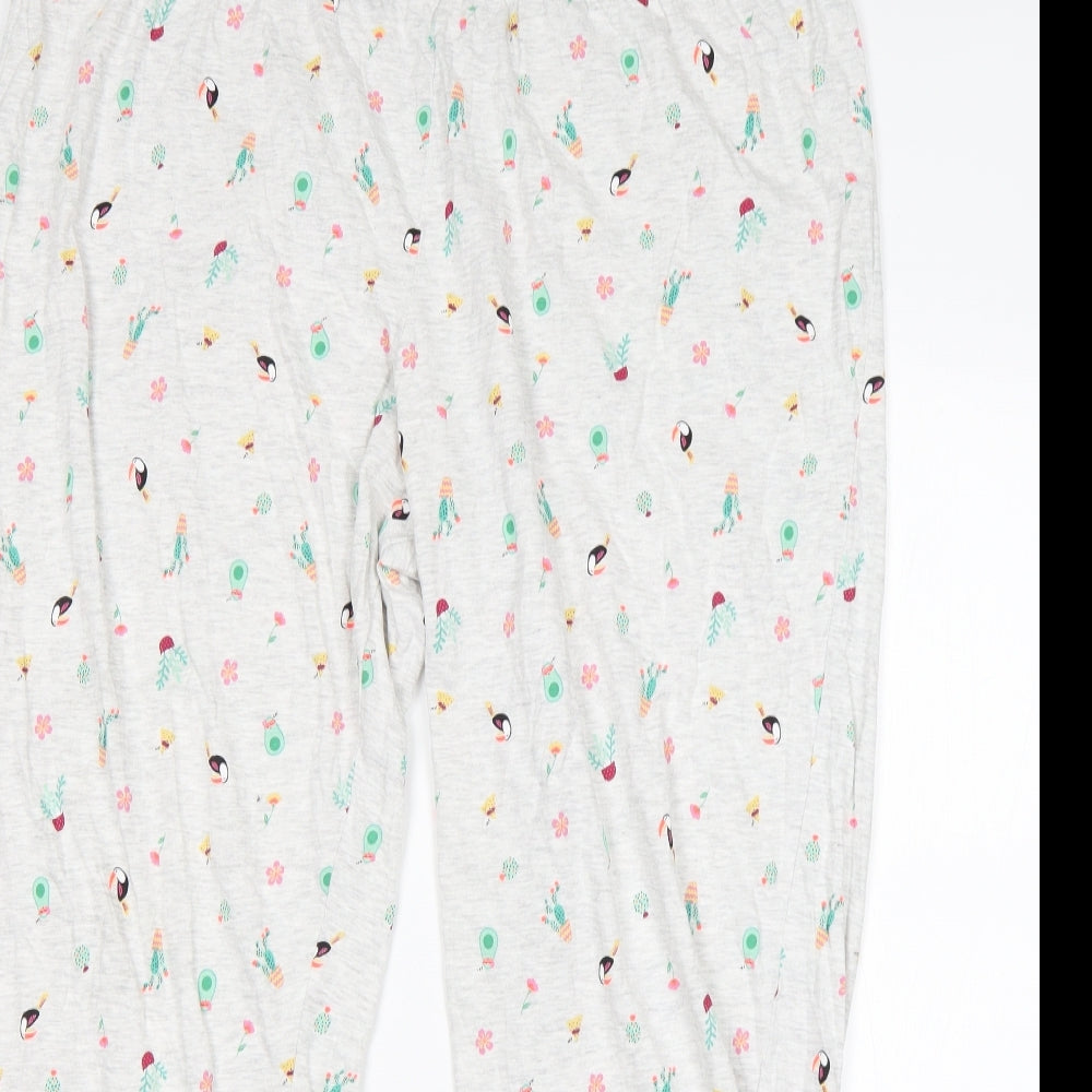 George Womens Multicoloured Floral Cotton  Pyjama Pants Size 20
