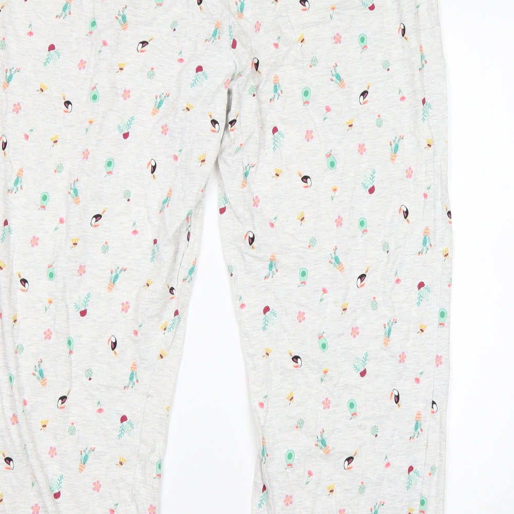 George Womens Multicoloured Floral Cotton  Pyjama Pants Size 20
