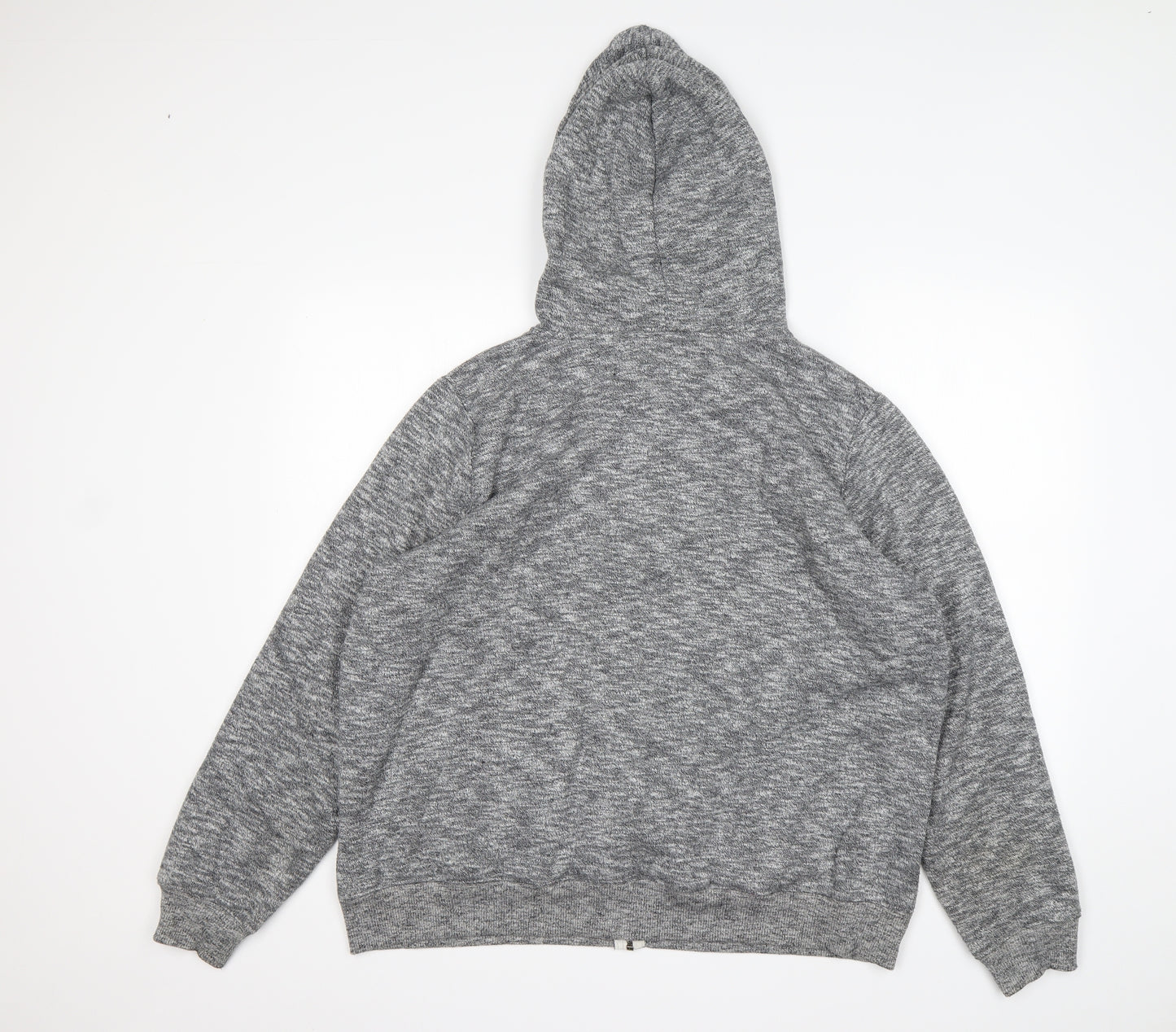 Papaya Womens Grey  Polyester Full Zip Hoodie Size XL