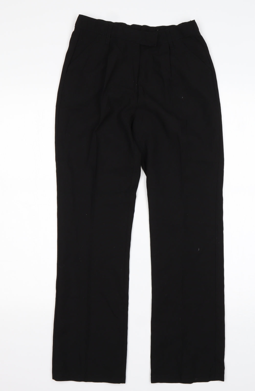 Smart Start Boys Black  Polyester Dress Pants Trousers Size 11-12 Years  Regular