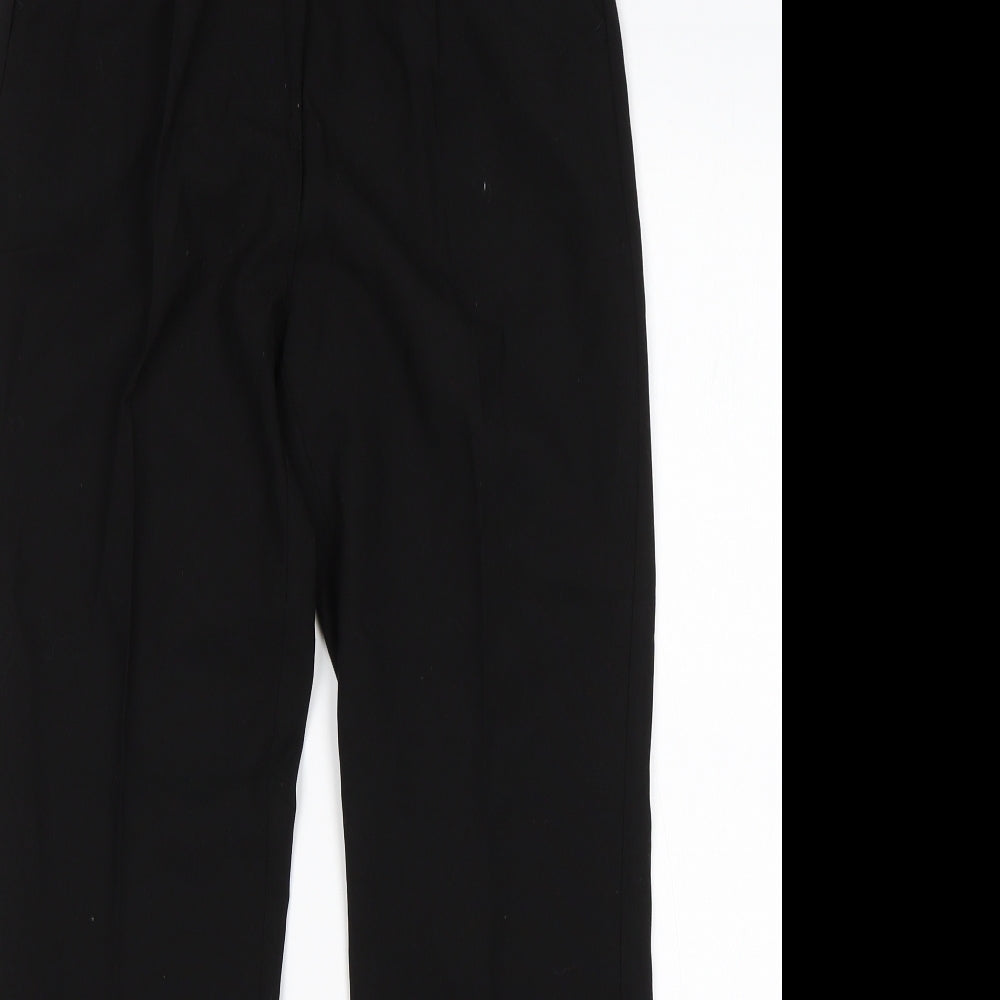 Smart Start Boys Black  Polyester Dress Pants Trousers Size 11-12 Years  Regular