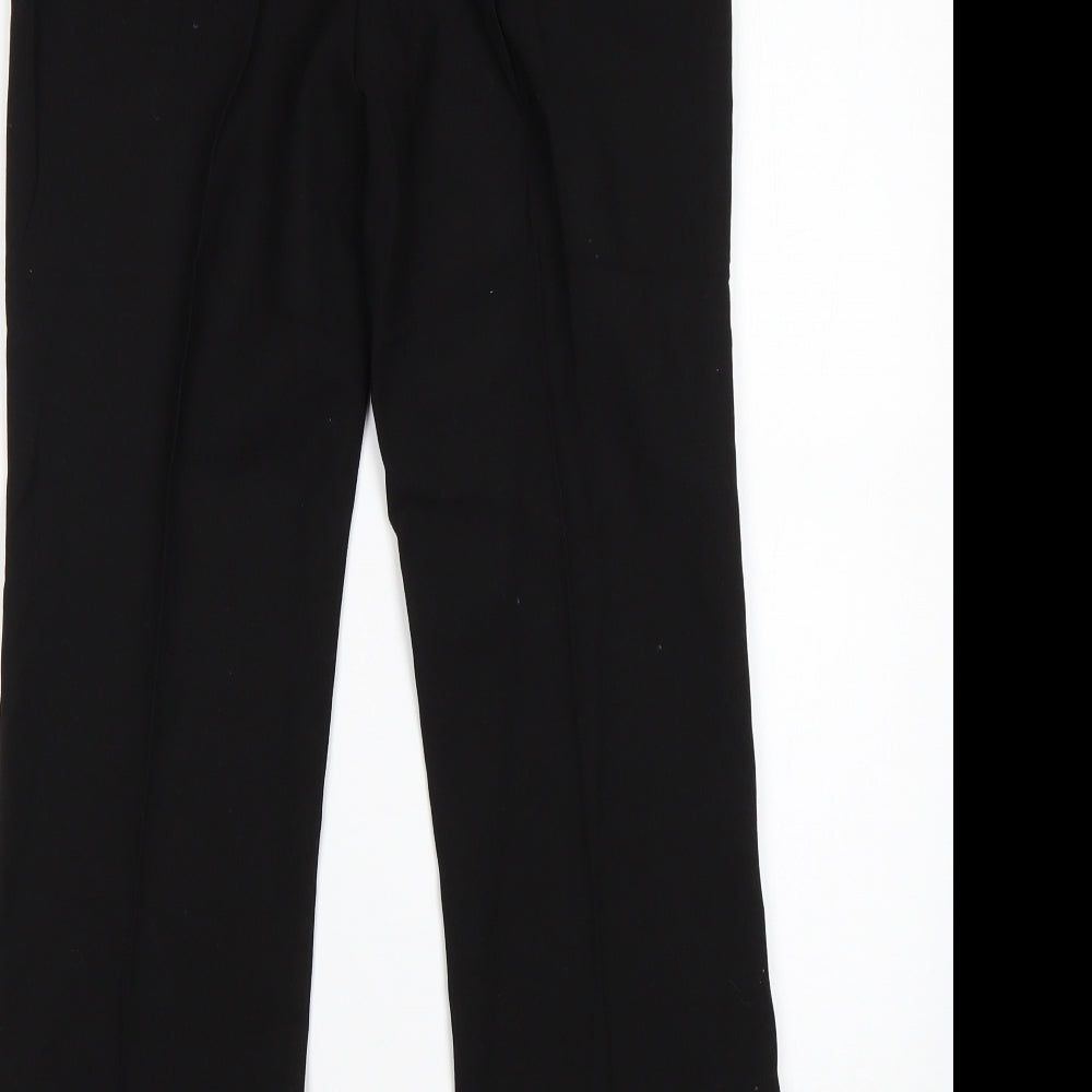 Smart Start Boys Black  Polyester Dress Pants Trousers Size 11-12 Years  Regular