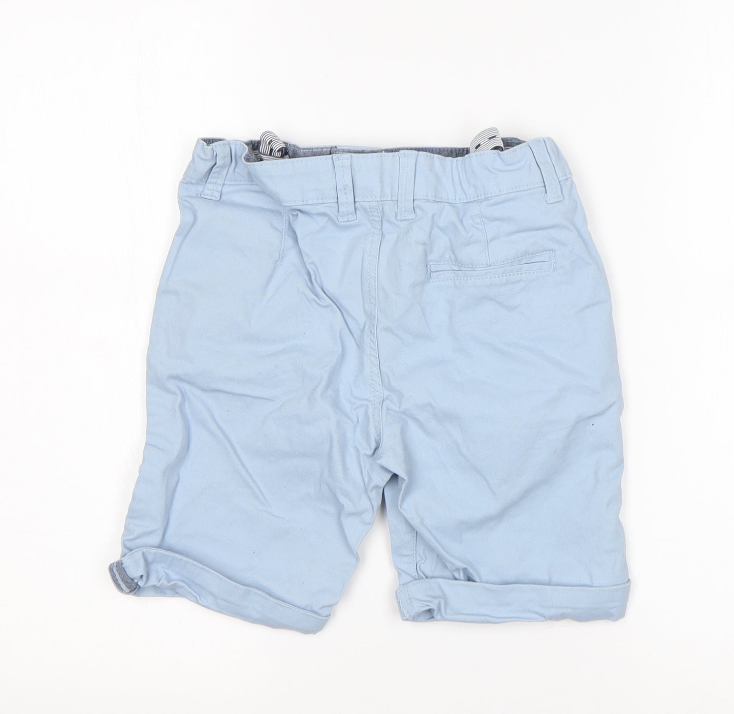 Primark Boys Blue  Cotton Chino Shorts Size 9-10 Years  Regular