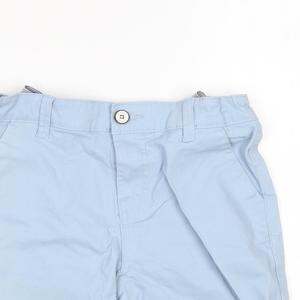 Primark Boys Blue  Cotton Chino Shorts Size 9-10 Years  Regular
