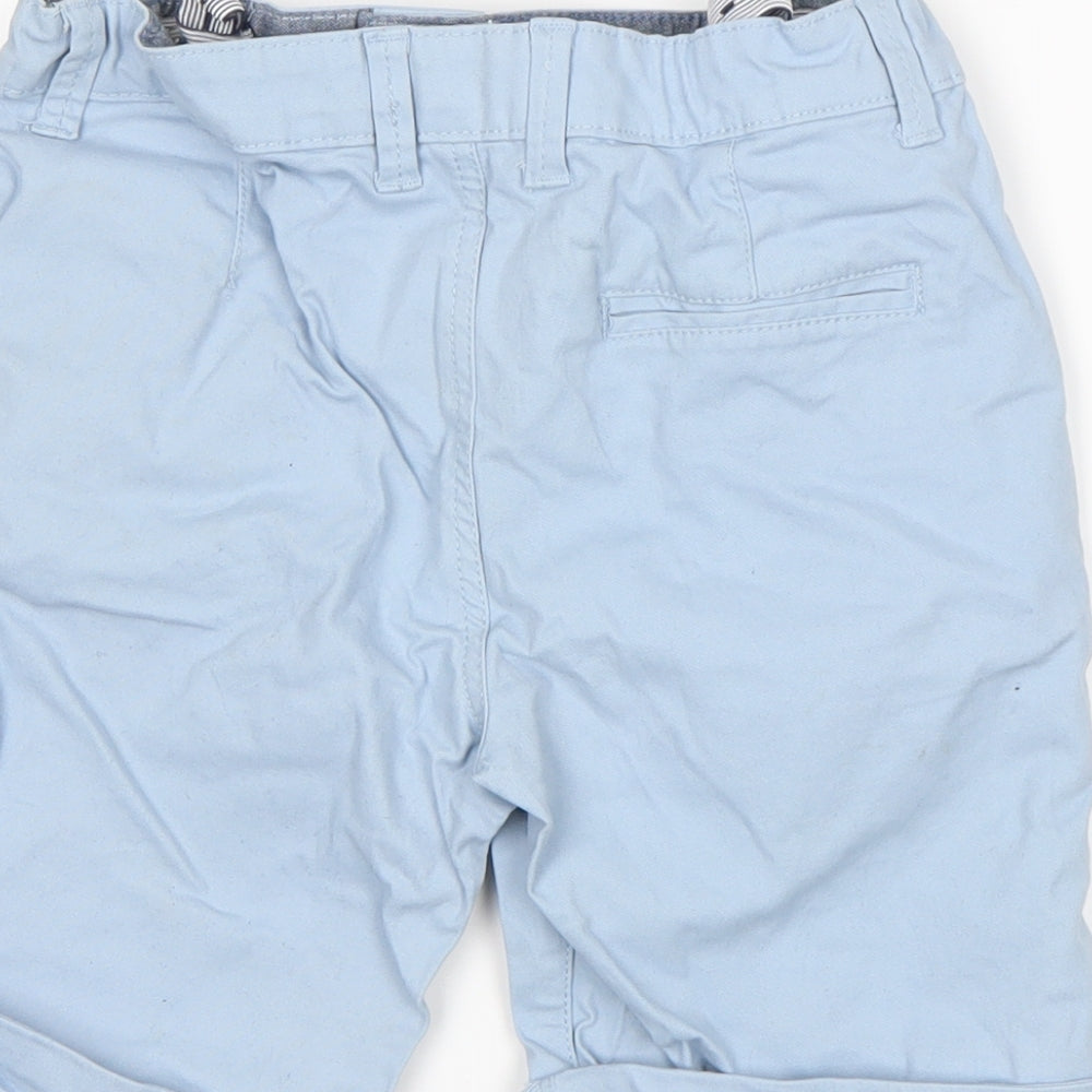 Primark Boys Blue  Cotton Chino Shorts Size 9-10 Years  Regular