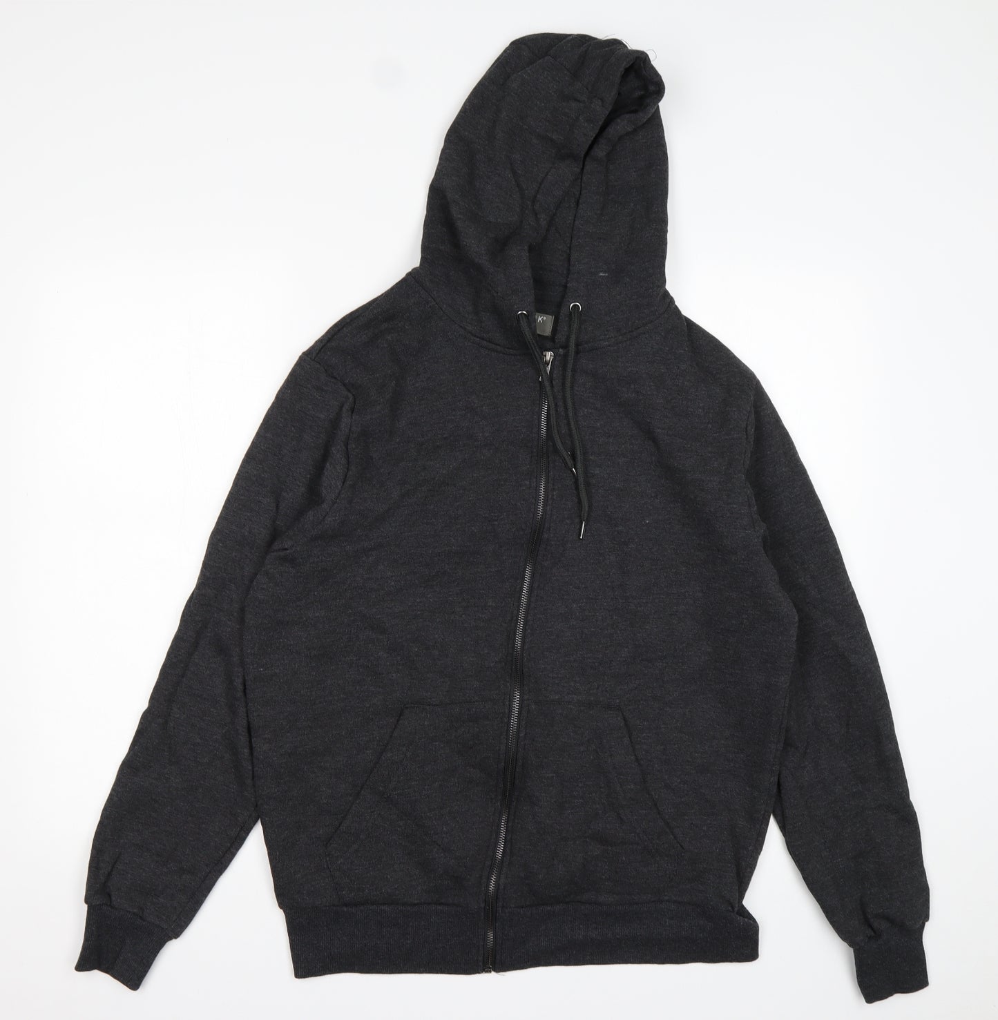 Primark Mens Grey  Cotton Full Zip Hoodie Size L