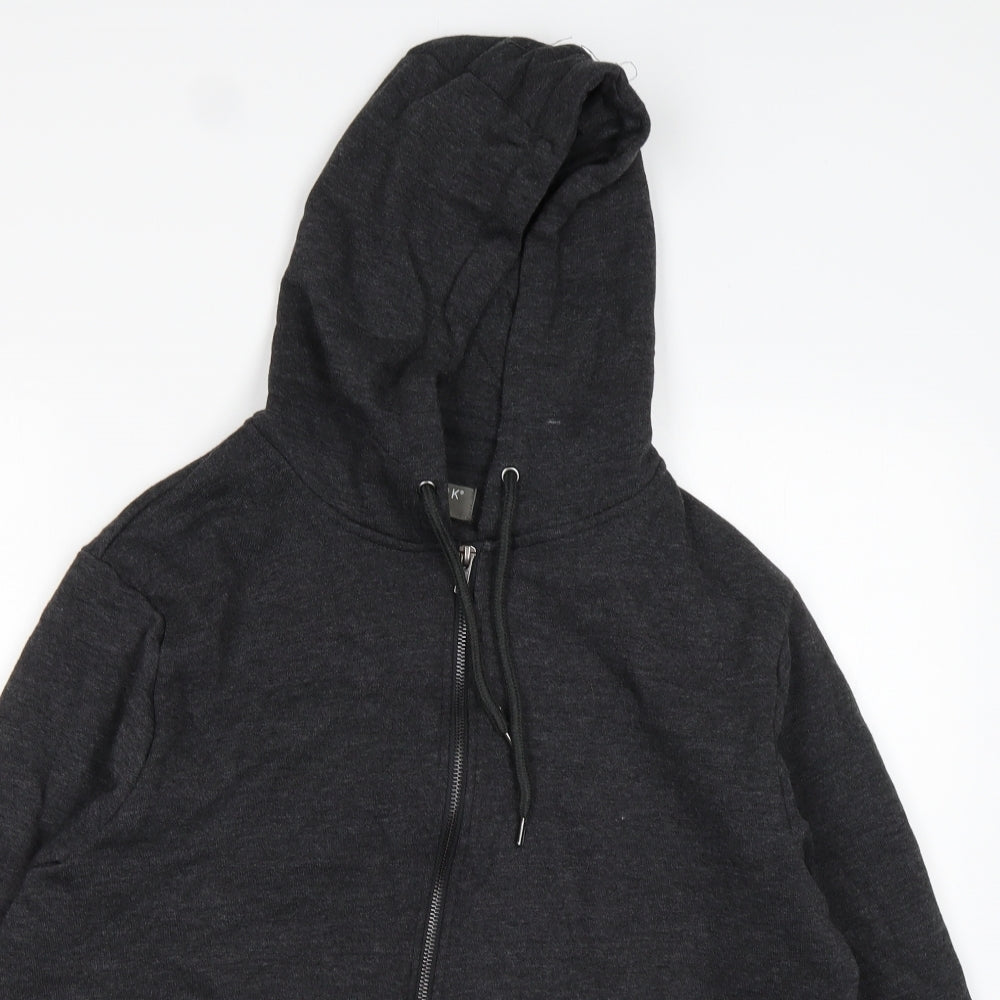 Primark Mens Grey  Cotton Full Zip Hoodie Size L