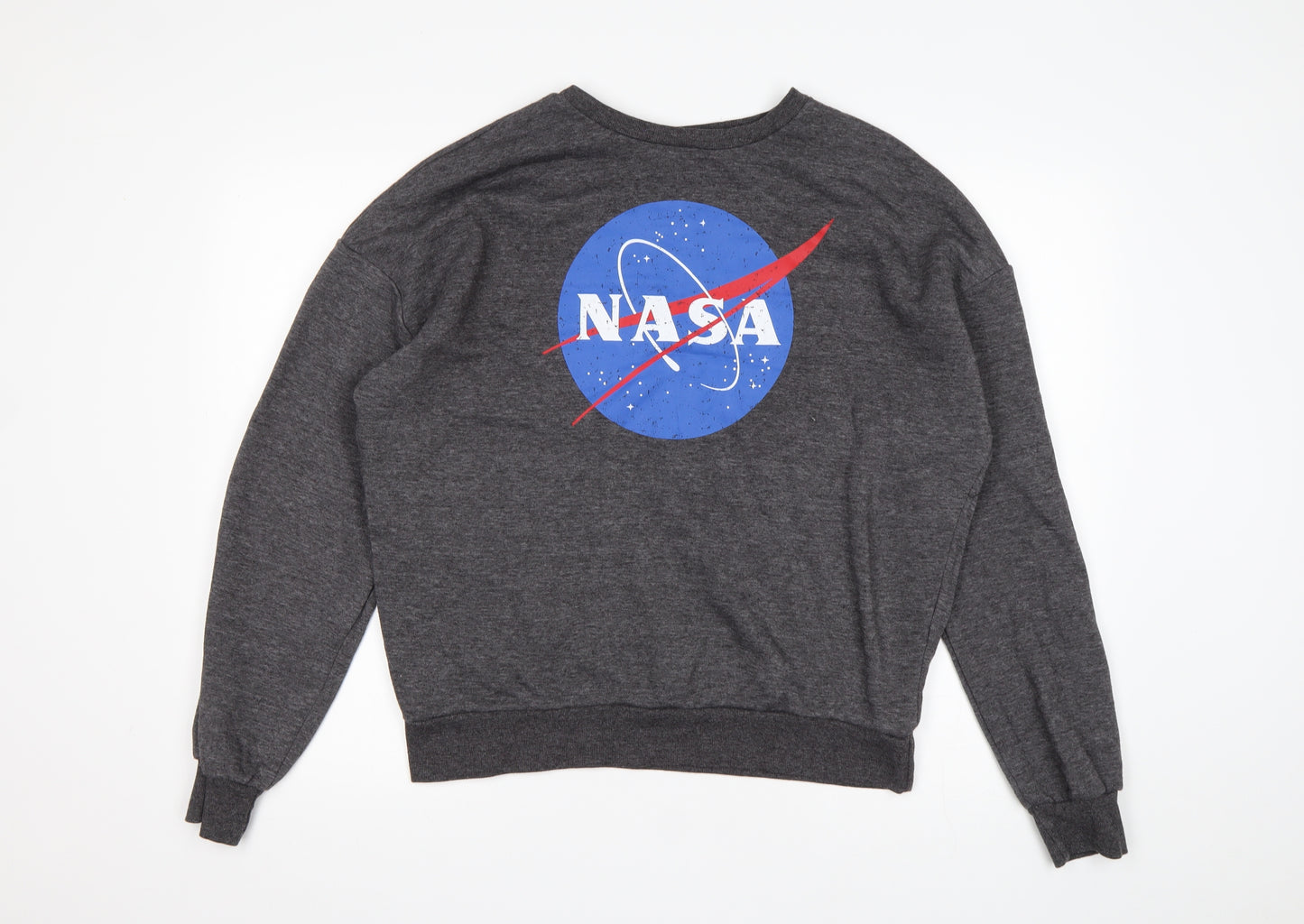 Primark Womens Grey  Polyester Pullover Sweatshirt Size M   - NASA