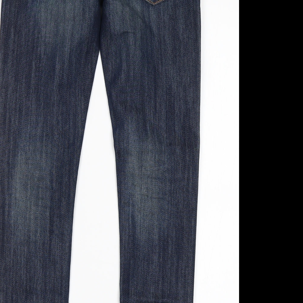 NEXT Boys Blue  Cotton Skinny Jeans Size 9 Months  Regular