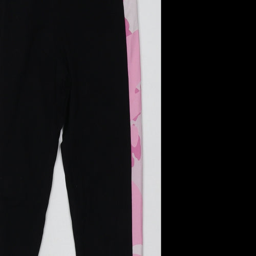 George Girls Black Camouflage Cotton Sweatpants Trousers Size 11-12 Years  Regular  - girl thing
