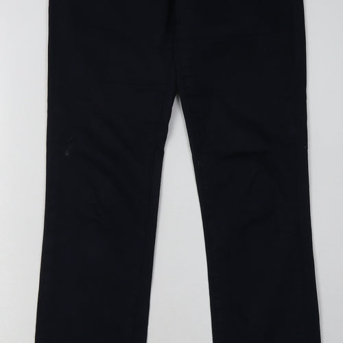 Sud Express Womens Blue  Cotton Straight Jeans Size 8 L32 in Regular Button