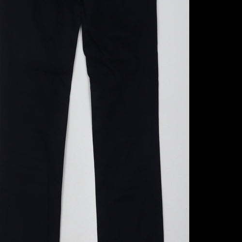 Sud Express Womens Blue  Cotton Straight Jeans Size 8 L32 in Regular Button