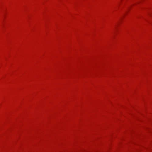 Primark Womens Red  Acrylic Pullover Sweatshirt Size M  Pullover