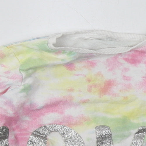 pep&co Girls Multicoloured  Cotton Pullover Sweatshirt Size 2-3 Years  Pullover - love