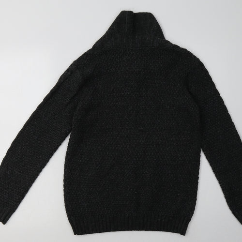 Primark Boys Grey  Acrylic Pullover Sweatshirt Size 12-13 Years  Pullover