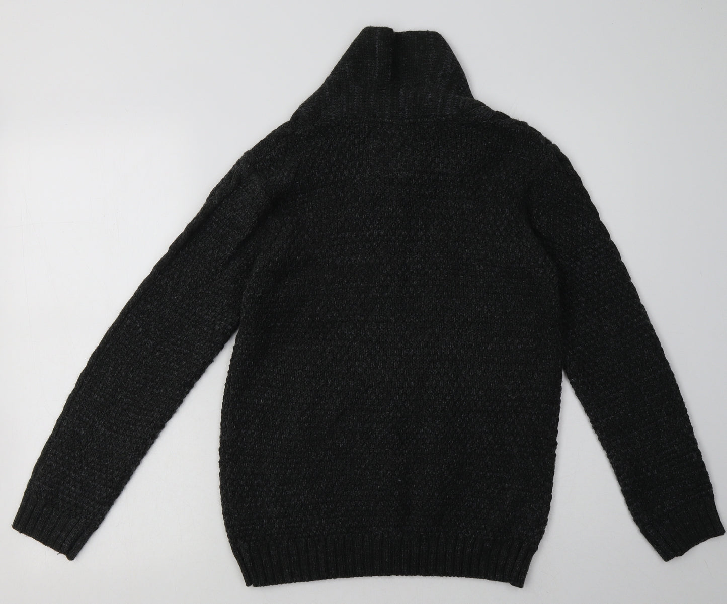 Primark Boys Grey  Acrylic Pullover Sweatshirt Size 12-13 Years  Pullover
