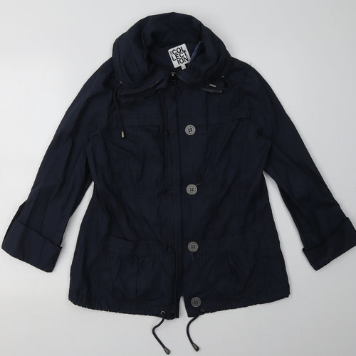Debenhams Womens Blue   Jacket  Size 12  Zip