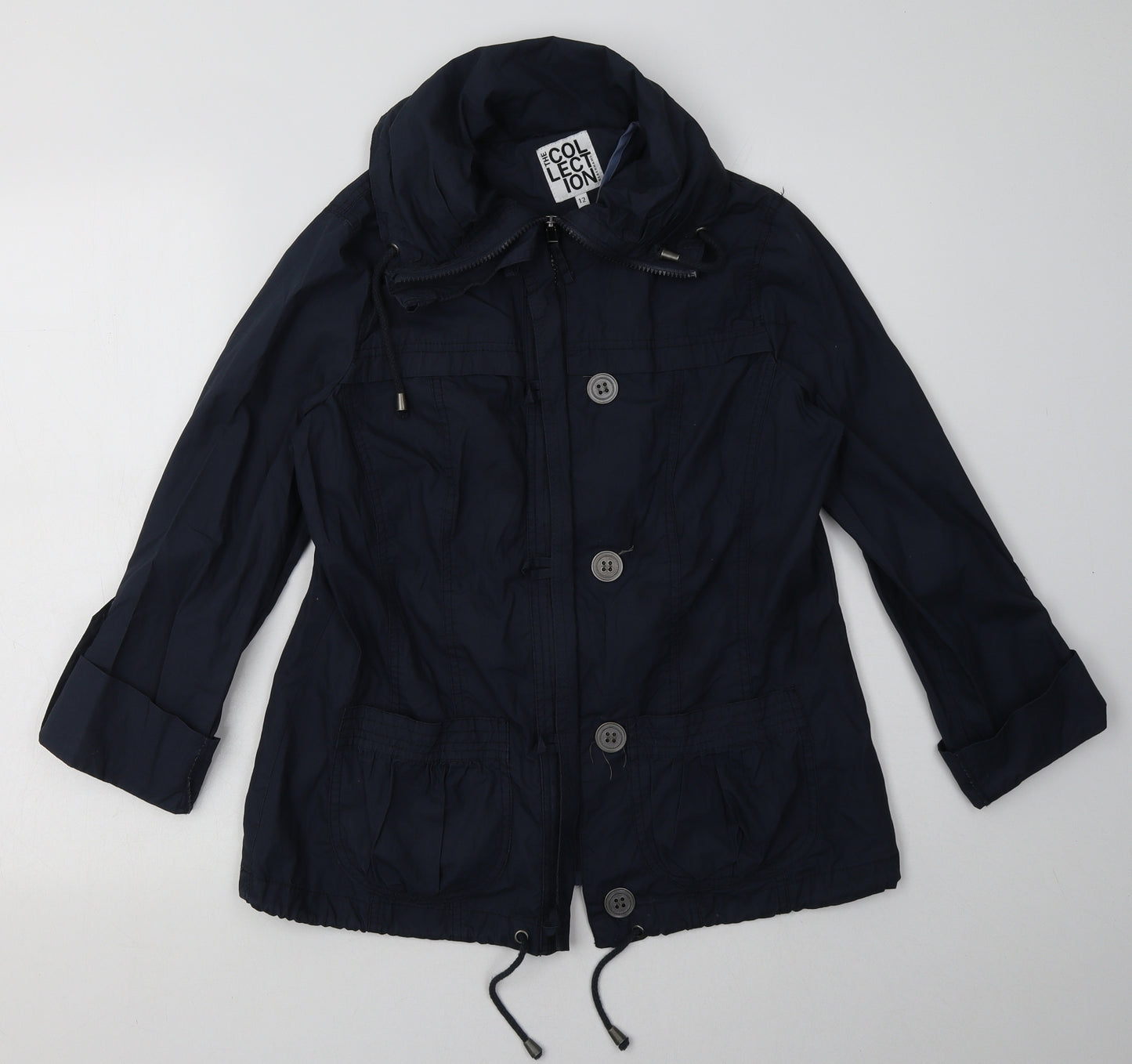Debenhams Womens Blue   Jacket  Size 12  Zip