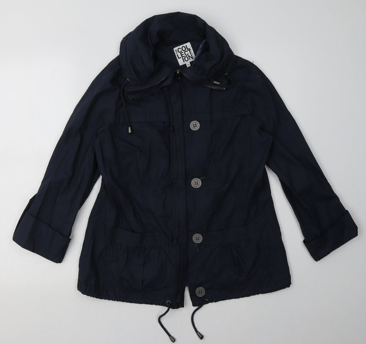 Debenhams Womens Blue Jacket Size 12 Zip