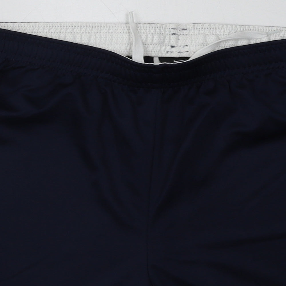 Nike Boys Blue  Polyester Sweat Shorts Size 15-16 Years  Regular Tie