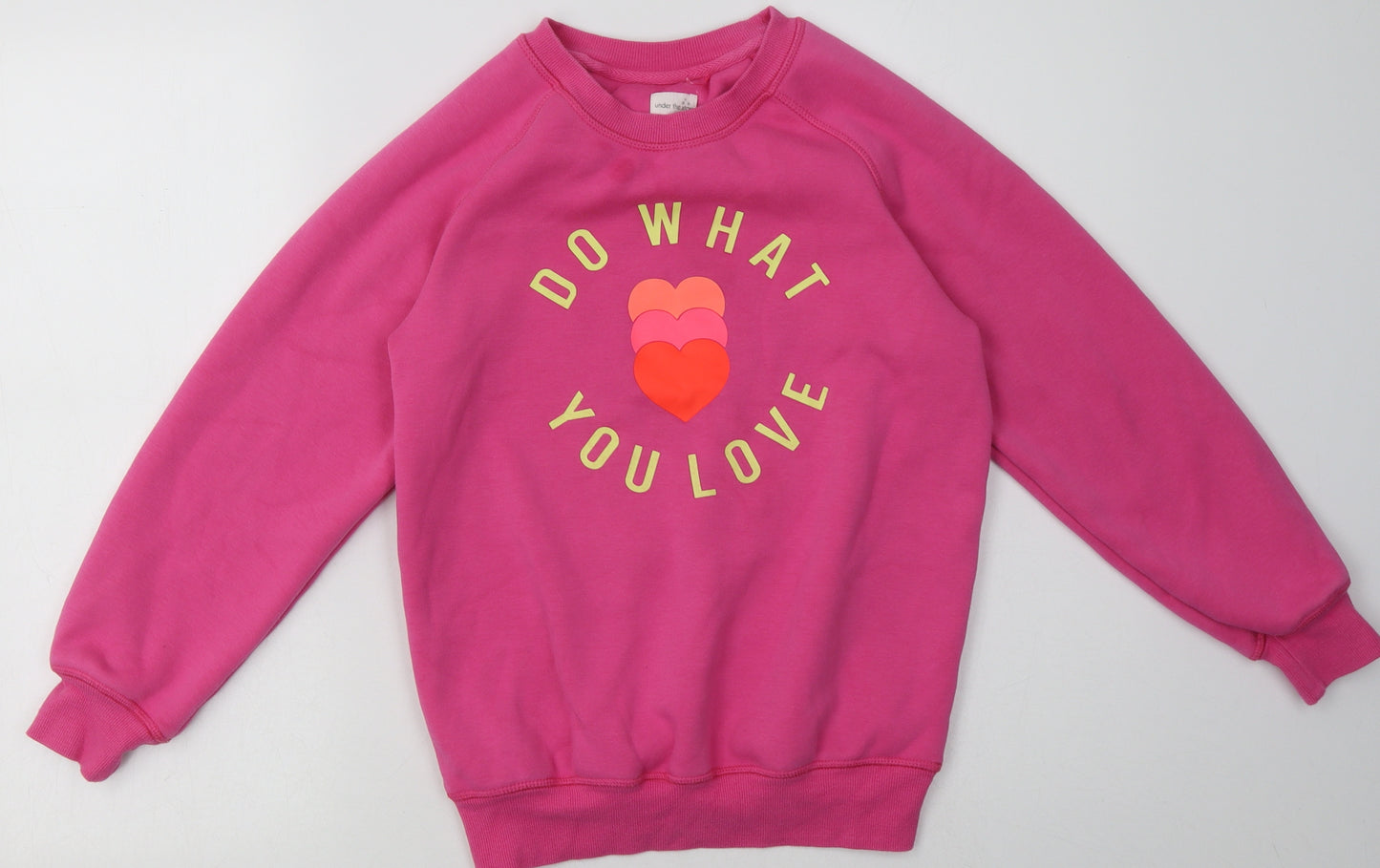 NEXT Girls Pink  Polyester Pullover Sweatshirt Size 11 Years  Pullover - do what you love
