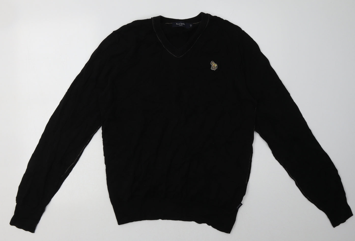 Paul Smith Mens Black  Cotton Pullover Sweatshirt Size M
