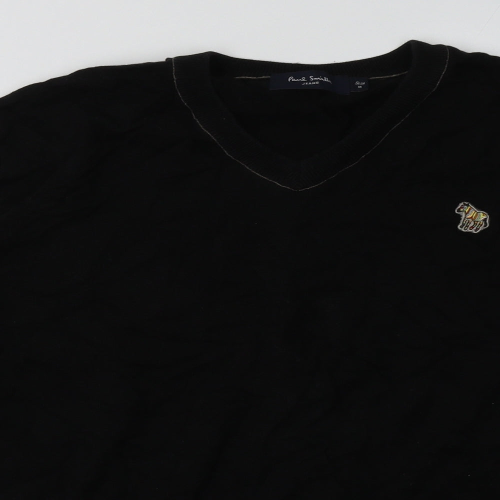 Paul Smith Mens Black  Cotton Pullover Sweatshirt Size M