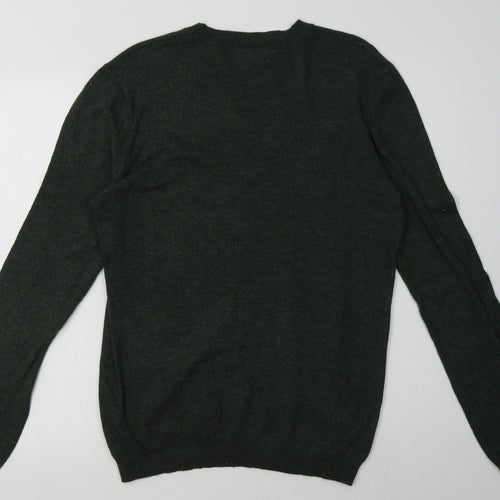 ASOS Mens Green  Nylon Pullover Sweatshirt Size M