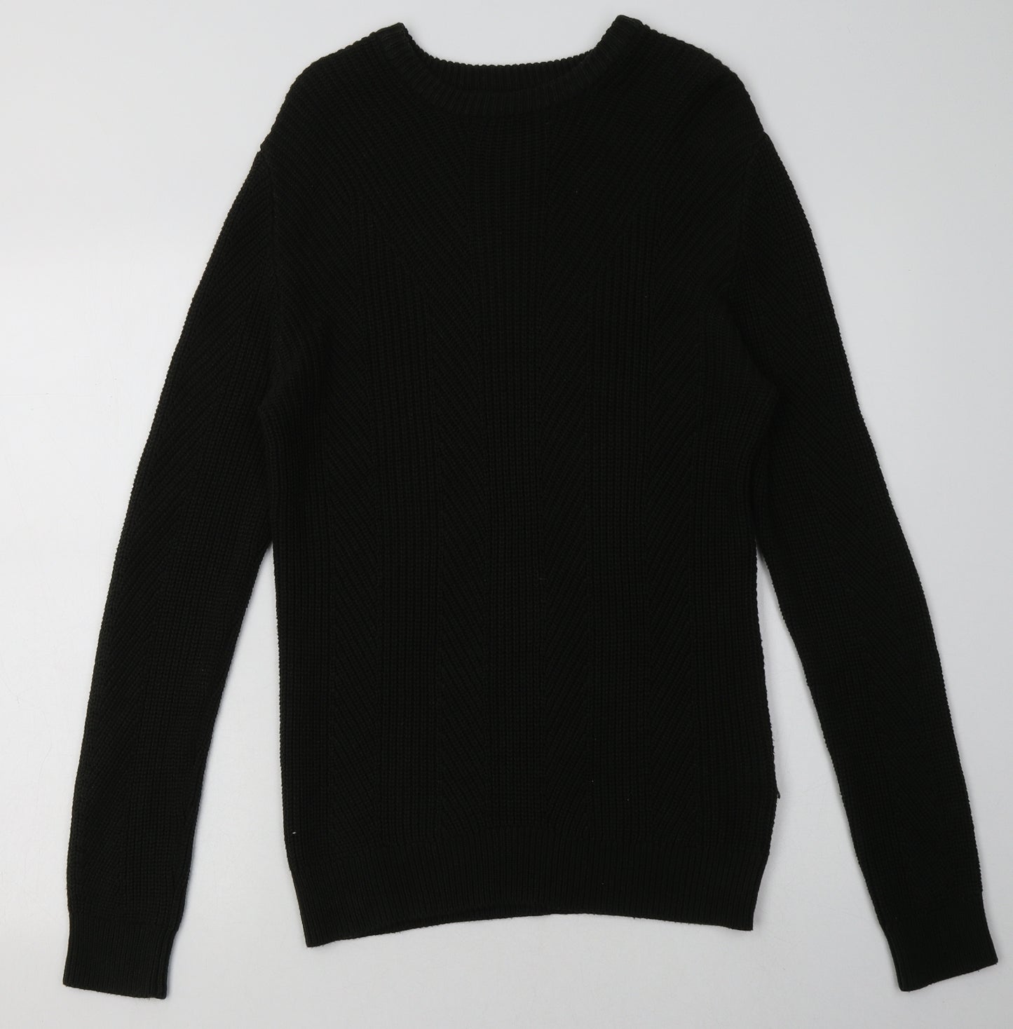 H&M Womens Green  Acrylic Pullover Sweatshirt Size M  Pullover