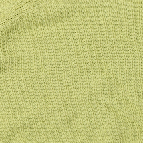 Marks and Spencer Womens Yellow  Cotton Pullover Sweatshirt Size 16  Pullover