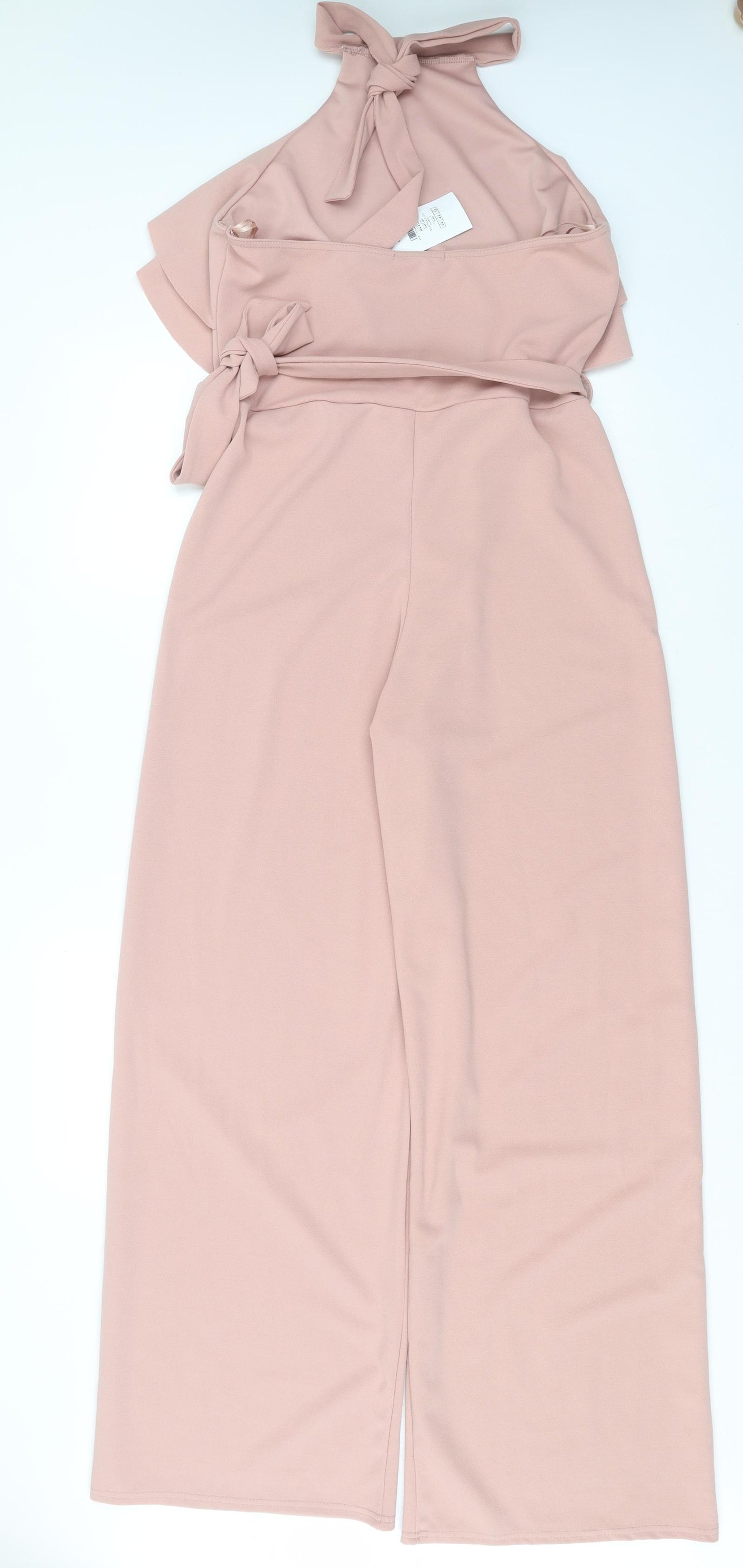 Quiz Womens Pink  Polyester Jumpsuit One-Piece Size 14 L33 in