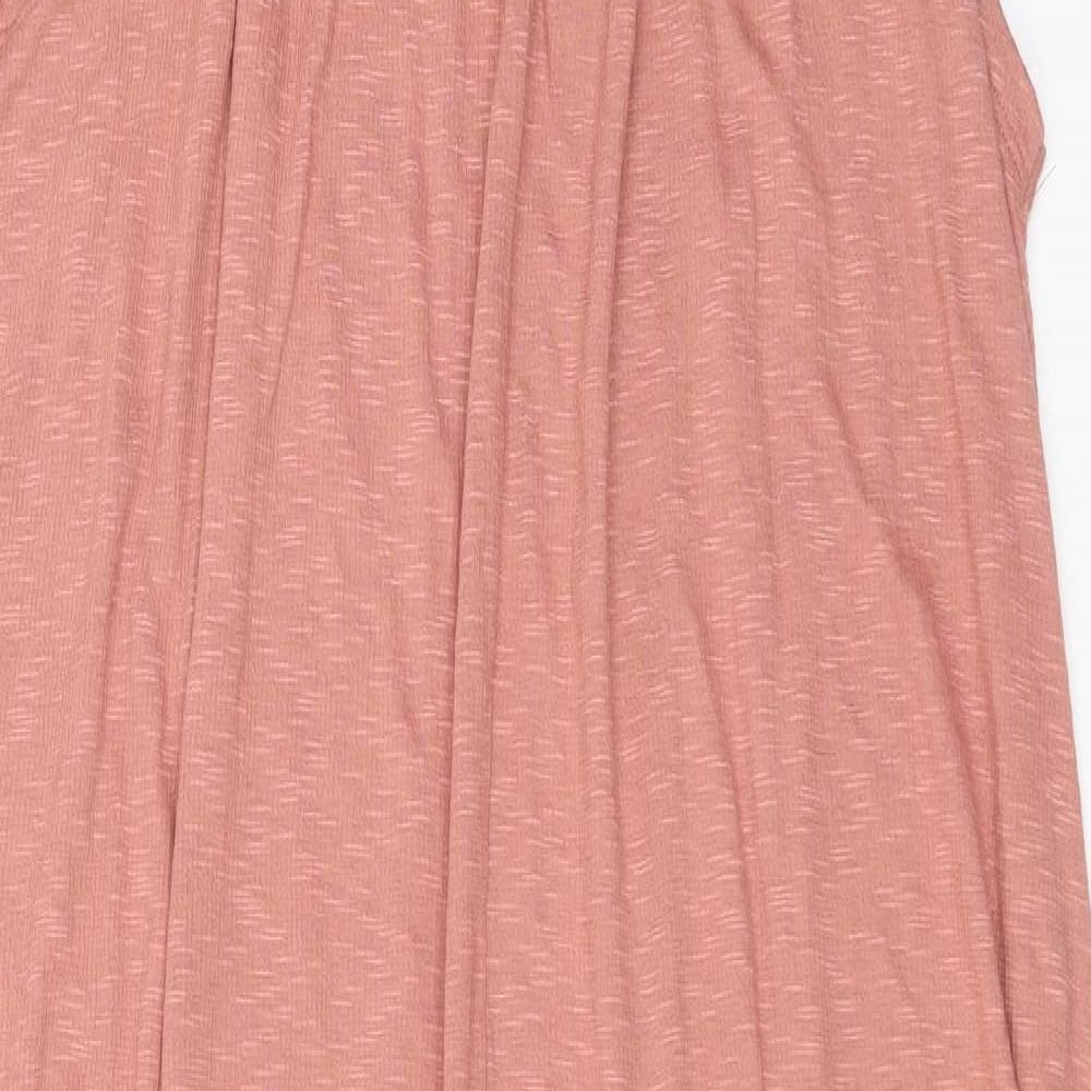 ASOS Womens Pink  Viscose Jumpsuit One-Piece Size 12 L22 in