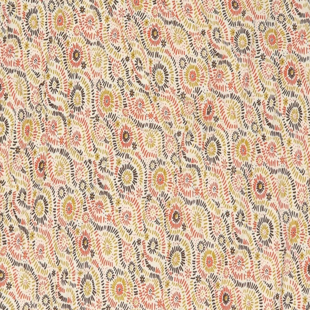 essence Womens Beige Geometric Viscose A-Line Skirt Size 28