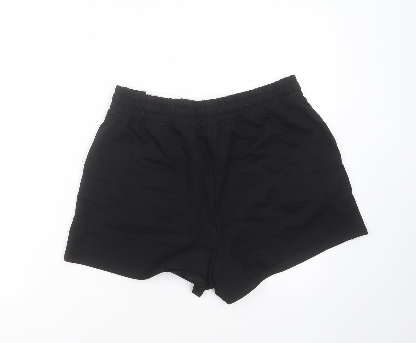 Papaya Womens Black  Cotton Hot Pants Shorts Size M  Regular