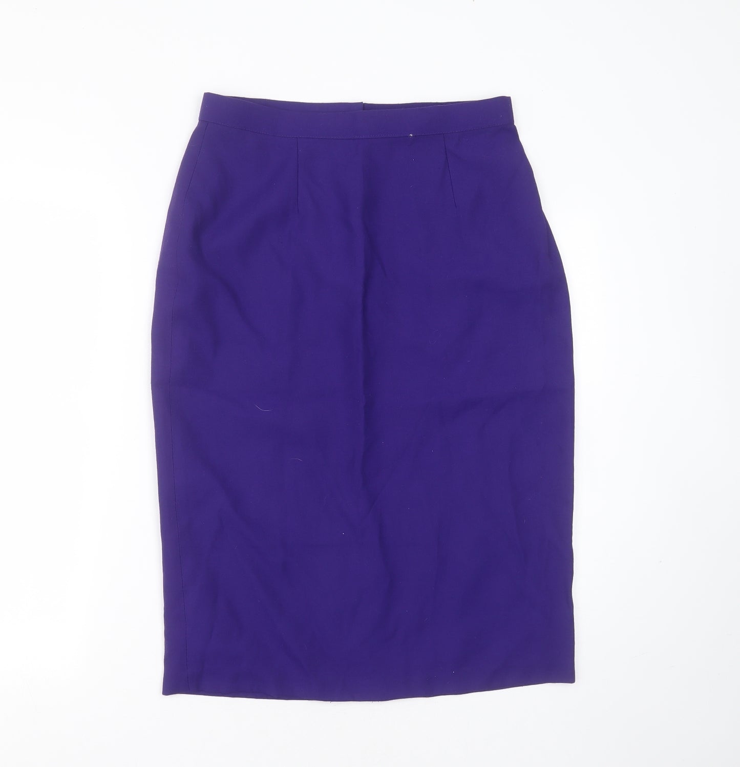 Etam Womens Purple  Polyester Straight & Pencil Skirt Size 14