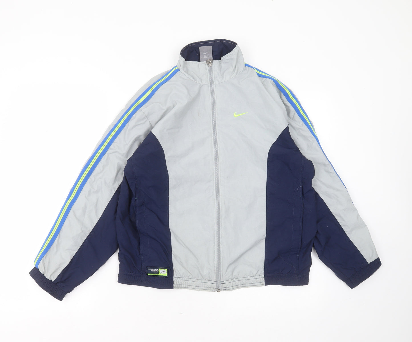 Nike Boys Grey   Track Jacket Jacket Size 14-15 Years  Zip - oregon state