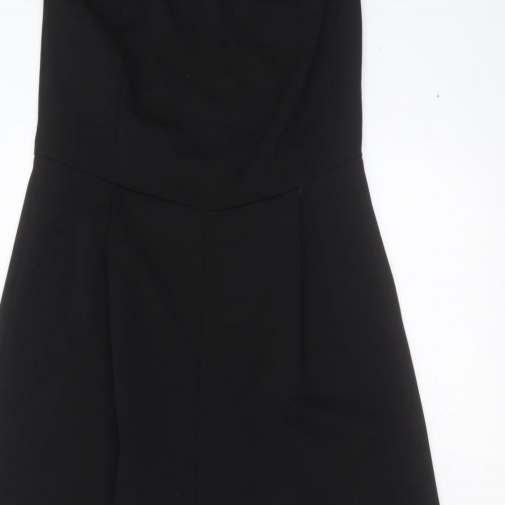 coco & company Womens Black  Polyester Jumpsuit One-Piece Size M L21 in