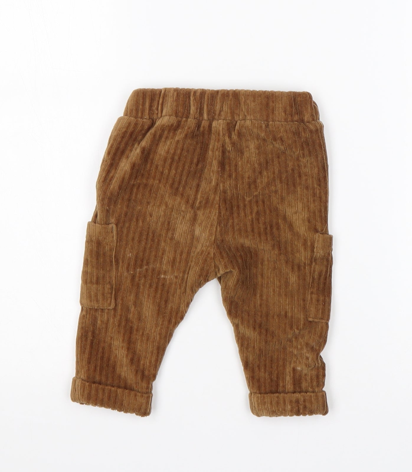 Nutmeg Boys Brown  Cotton Sweatpants Trousers Size 3-6 Months