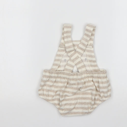 George Boys Multicoloured Striped Viscose Dungaree One-Piece Size 3-6 Months