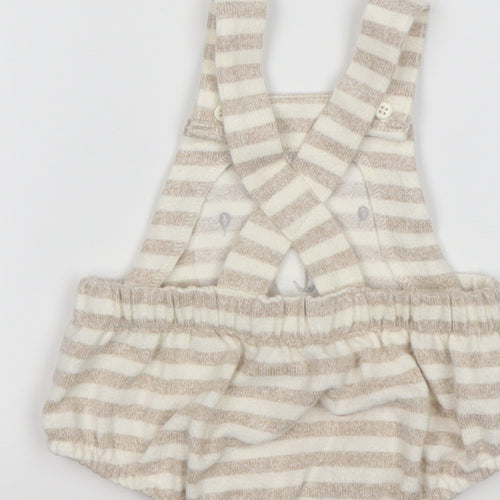 George Boys Multicoloured Striped Viscose Dungaree One-Piece Size 3-6 Months