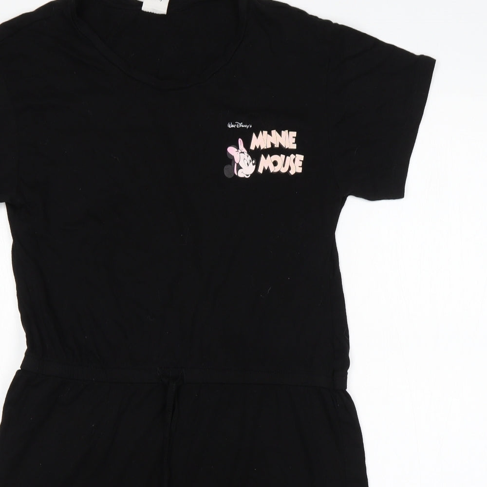 George Womens Black  Cotton  Dress Size M   - Minnie Mouse