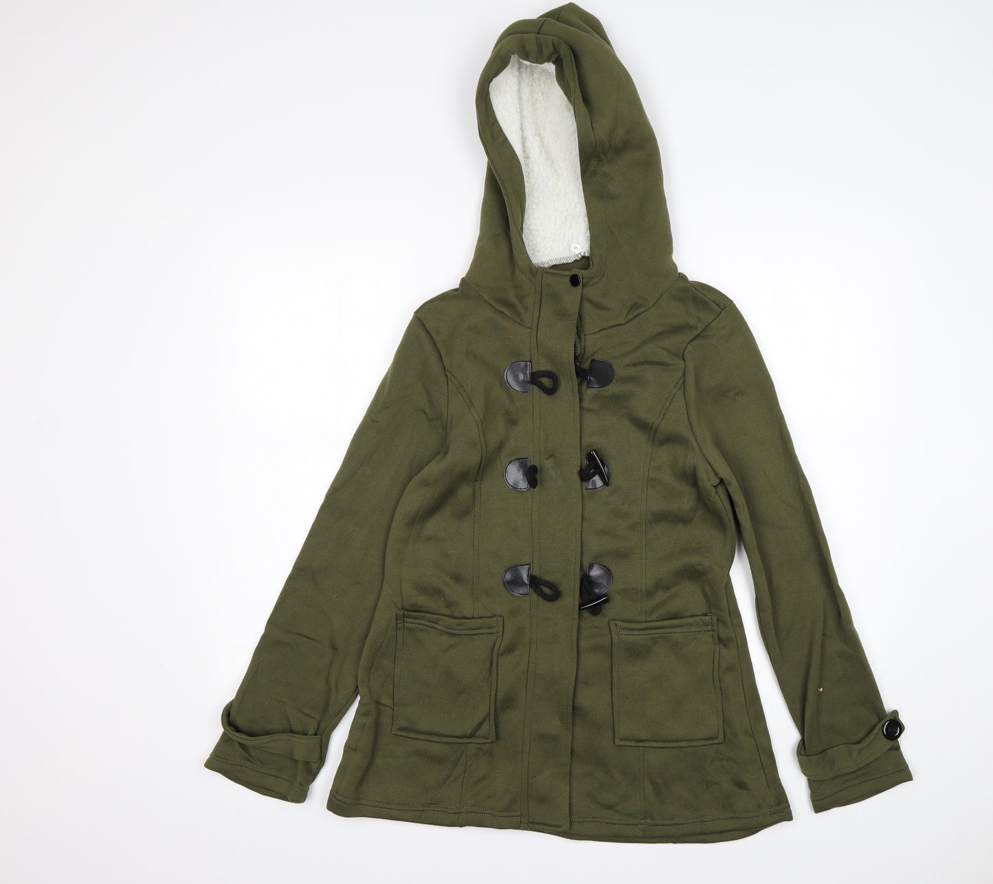 Preworn Womens Green   Full Zip Hoodie Size S