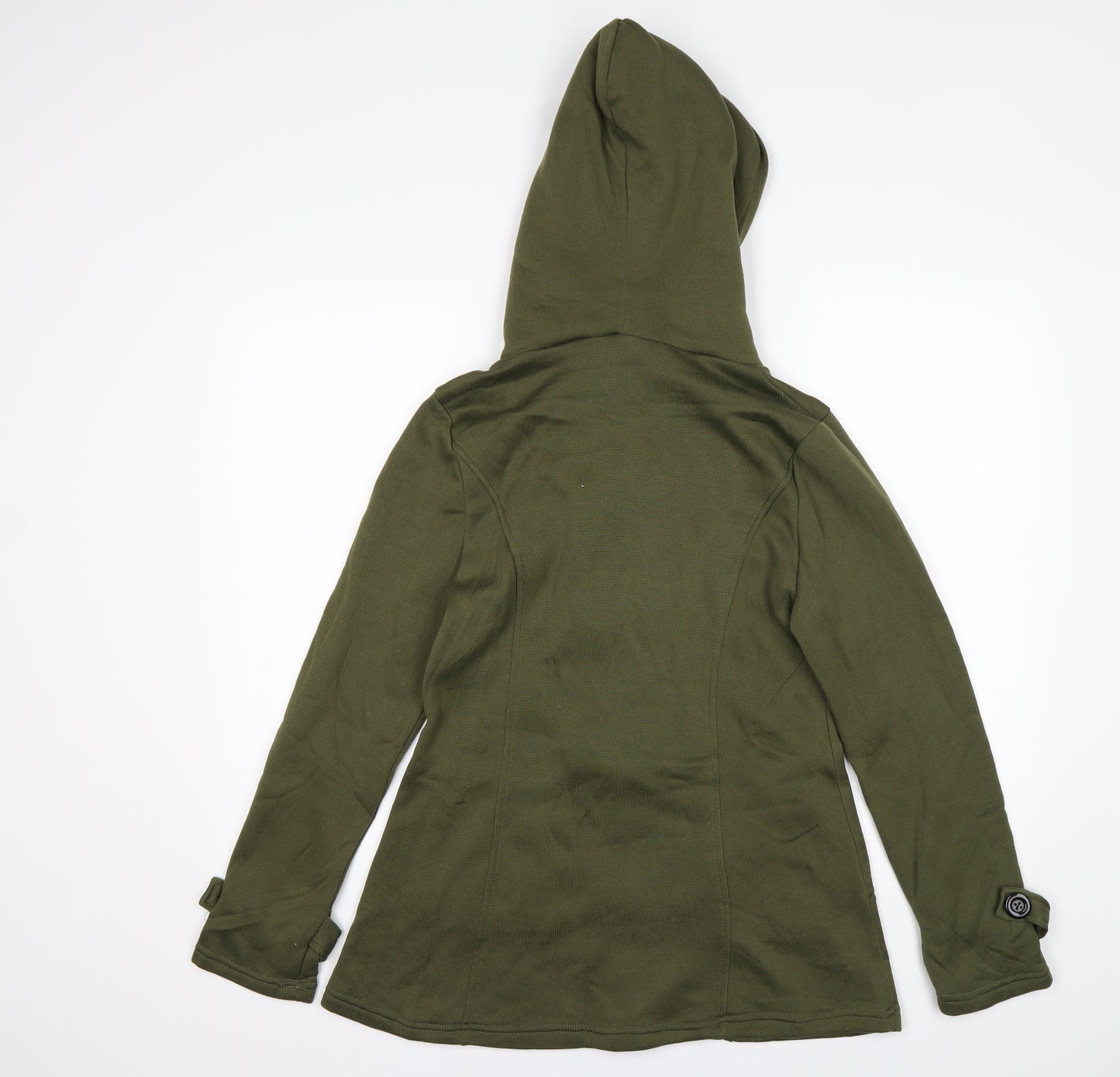 Preworn Womens Green   Full Zip Hoodie Size S