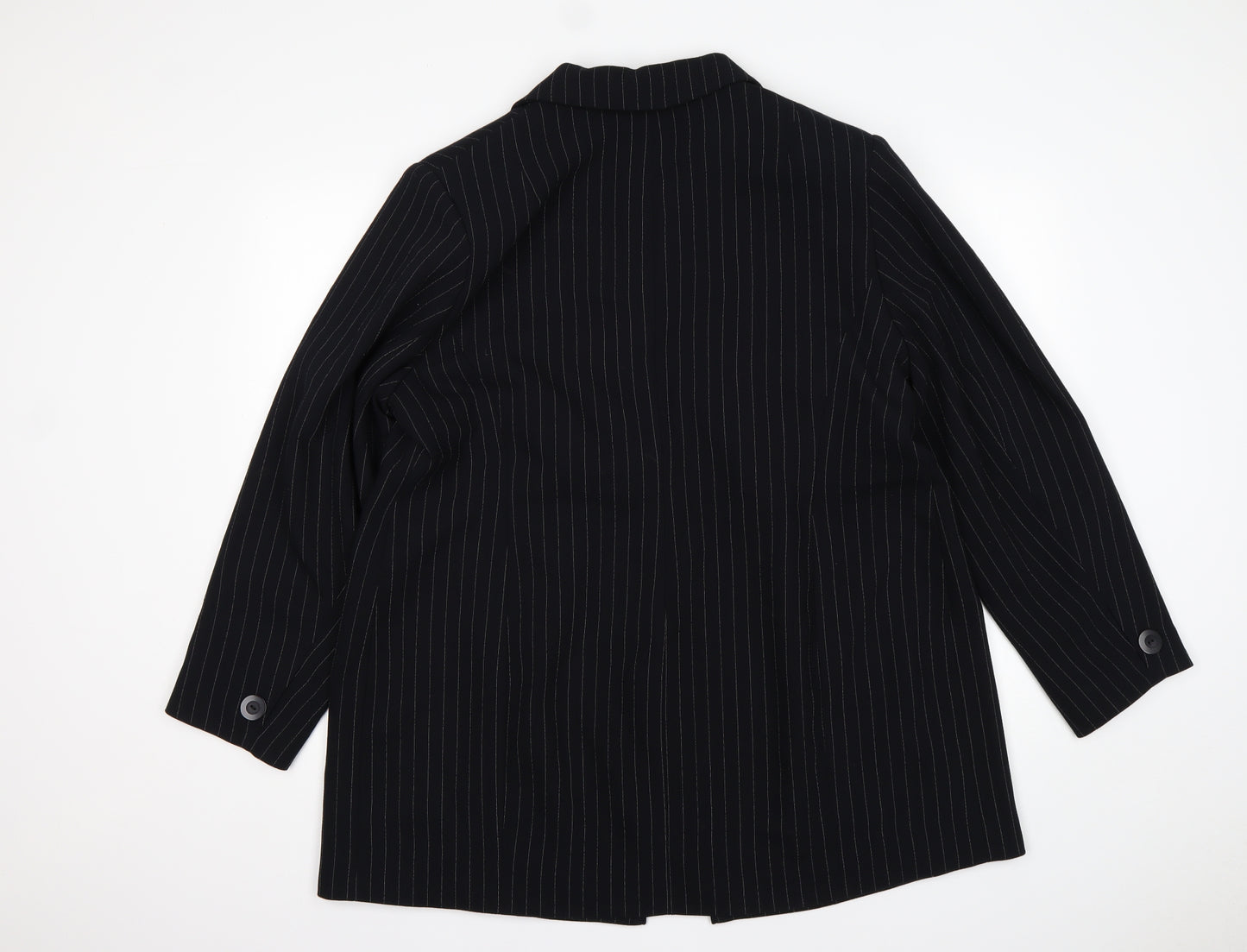 Profile Womens Multicoloured Striped Polyester Jacket Suit Jacket Size 18