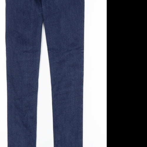Mama-licious Womens Blue  Cotton Skinny Jeans Size 29 in L32 in Regular