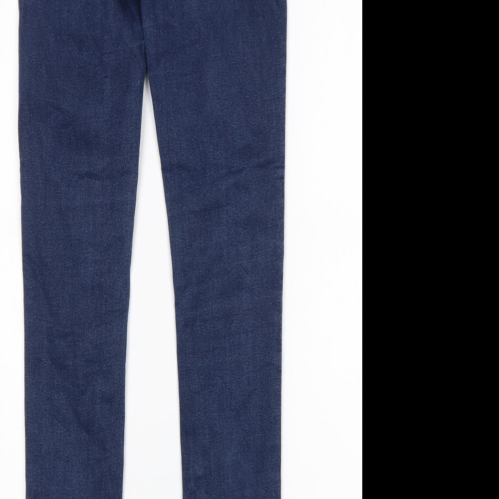 Mama-licious Womens Blue  Cotton Skinny Jeans Size 29 in L32 in Regular