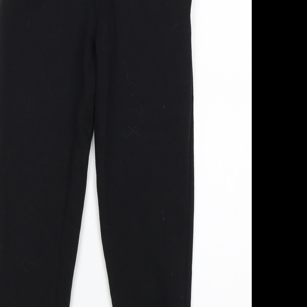 Primark Boys Black  Cotton Sweatpants Trousers Size 7-8 Years  Regular